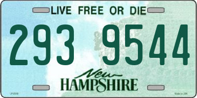 NH license plate 2939544