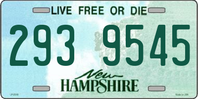 NH license plate 2939545