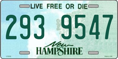 NH license plate 2939547