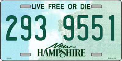 NH license plate 2939551