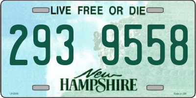 NH license plate 2939558