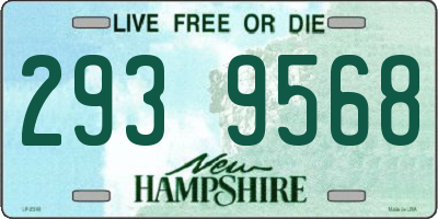 NH license plate 2939568