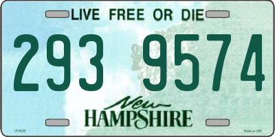NH license plate 2939574
