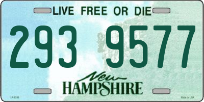 NH license plate 2939577