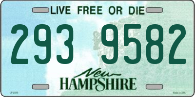NH license plate 2939582