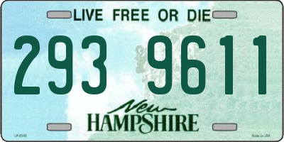 NH license plate 2939611