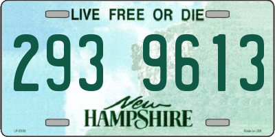 NH license plate 2939613