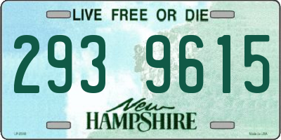 NH license plate 2939615
