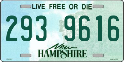 NH license plate 2939616