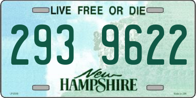 NH license plate 2939622