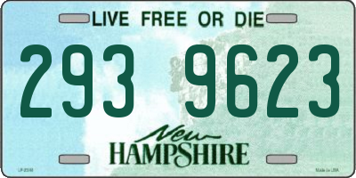 NH license plate 2939623