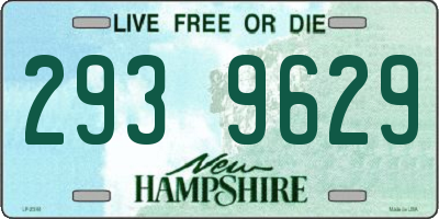 NH license plate 2939629