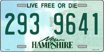 NH license plate 2939641