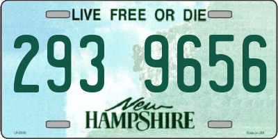 NH license plate 2939656