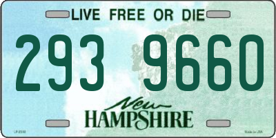 NH license plate 2939660