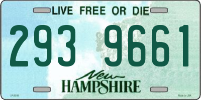 NH license plate 2939661