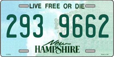 NH license plate 2939662