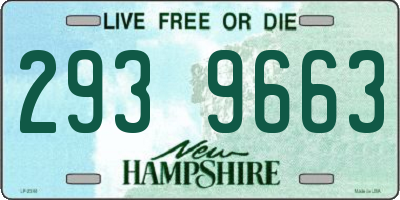 NH license plate 2939663