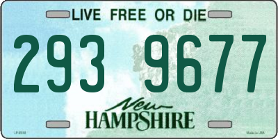 NH license plate 2939677