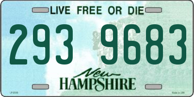 NH license plate 2939683