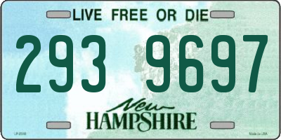 NH license plate 2939697