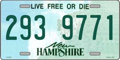 NH license plate 2939771
