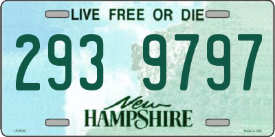 NH license plate 2939797