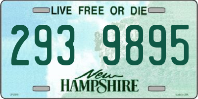 NH license plate 2939895