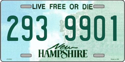 NH license plate 2939901