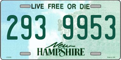 NH license plate 2939953