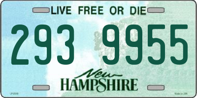 NH license plate 2939955