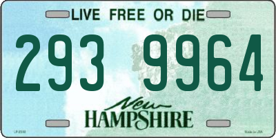NH license plate 2939964