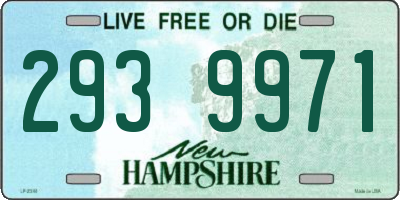 NH license plate 2939971