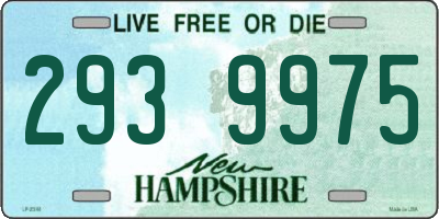 NH license plate 2939975