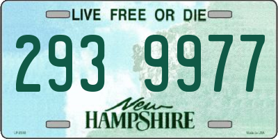 NH license plate 2939977