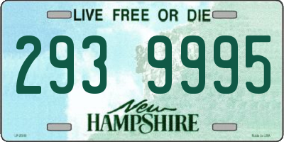 NH license plate 2939995