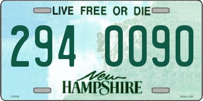 NH license plate 2940090