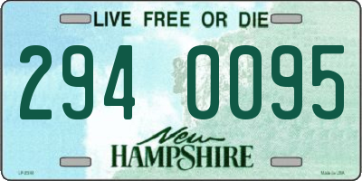 NH license plate 2940095
