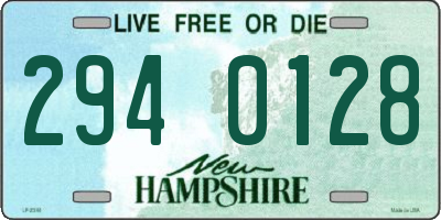 NH license plate 2940128