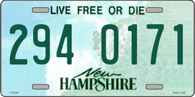NH license plate 2940171
