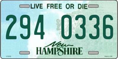 NH license plate 2940336