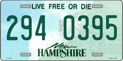 NH license plate 2940395