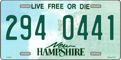 NH license plate 2940441
