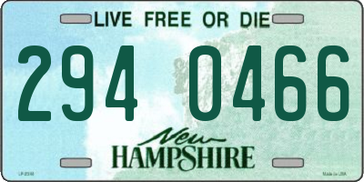NH license plate 2940466