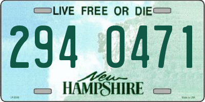 NH license plate 2940471