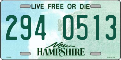 NH license plate 2940513