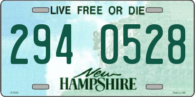 NH license plate 2940528