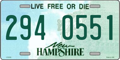 NH license plate 2940551