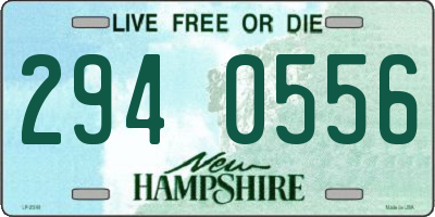NH license plate 2940556