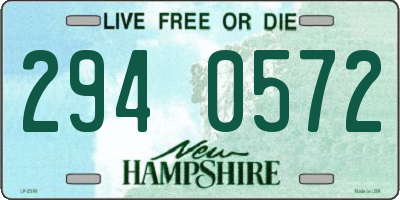 NH license plate 2940572